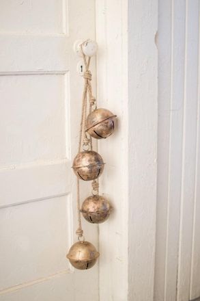 Kalalou String Of Brass Finish Bells