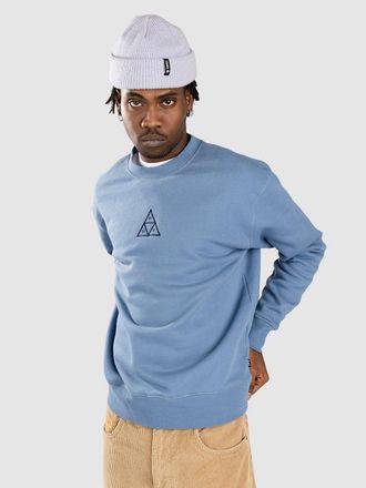 HUF Set Triple Triangle Crewneck Sweater blau
