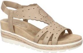 Easy Street Fran Slingback Wedge Sandal in Taupe at Nordstrom Rack, Size 7.5