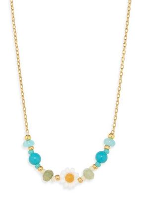 Estella Bartlett Daisy Chain Necklace in Gold at Nordstrom