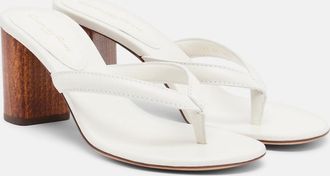 Gianvito Rossi Leather thong sandals