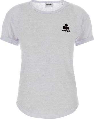 Isabel Marant White Linen Koldia T Shirt