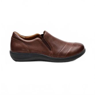 Aetrex Womens Helena Casual Slip-On Sneaker In Brown