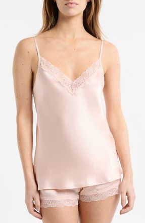 Etam Milky Silk Camisole in Vanilla at Nordstrom, Size X-Small