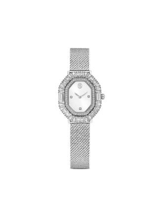 Swarovski Matrix Octagon 18mm - women - Swarovski Crystal/Swarovski Zirconia/stainless steel - One Size - Silver