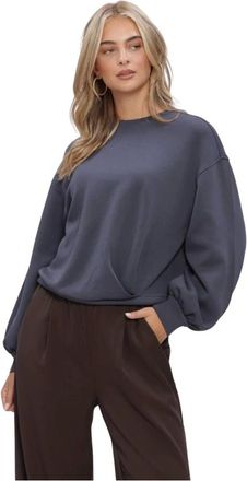 Moss Copenhagen Mschbrooke IMA Q Sweatshirt - Dames - Sweatshirts & Hoodies - Blauw - Maat: M/L