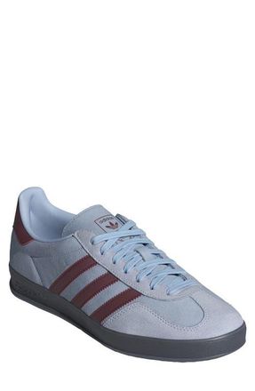 adidas Gazelle Indoor Sneaker in Clear Sky/Noble Maroon at Nordstrom, Size 10.5