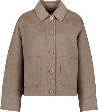 Smith & Soul Wool-mix Shirt Jacket - Dames - Jassen - Bruin - Maat: XS Wol
