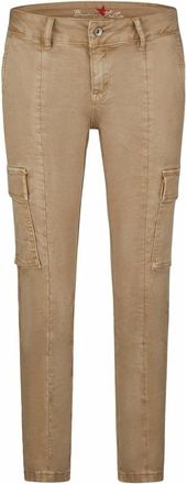 Buena Vista Dames, Jeans, Beige, Maat: XL Leer