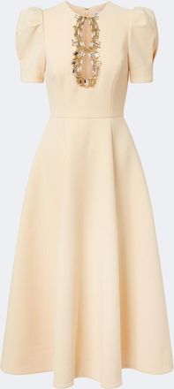 Rebecca Vallance Vestido midi Alexandrite adornado