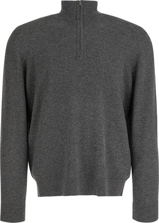 Vince Mens Grey Cashmere Knitwear - Size Small