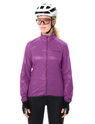 Vaude Fahrradjacke VAUDE WOMENS MATERA AIR JACKET, Damen, Gr. 38, magenta, Obermaterial: 100% Polyamid, slim fit, ohne Ausschnitt, B&uuml;ndchen, Jacken Fahrradj