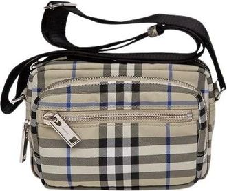 Burberry Borsa a tracolla Check - - Bags - Uomo - Multicolore - ONE SIZE