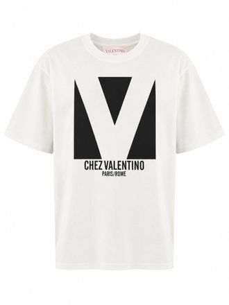 Valentino Chez Valentino Print T Shirt