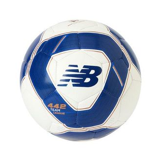 New Balance Unisexo 442 Team League Football en Blanco/Azul, Poliuretano, Talla 3