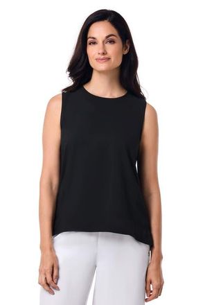 Coolibar Womens Long Sleeve Top Tank - UPF 50+ Sun Protection - St. Tropez in Black at Nordstrom, Size Xx-Large