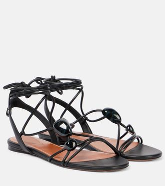 Zimmermann Gleam leather sandals