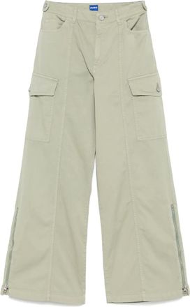 HUGO BOSS Cargo a gamba ampia - Verde