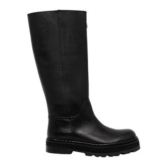 Patrizia Pepe Schoenen, Dames, Zwart, 41 EU, Leer, High Boots