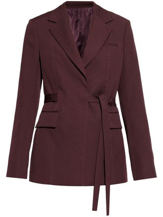Lanvin Blazer con nodo alla vita - Viola