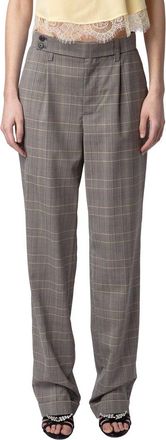 Zadig&Voltaire Pura Check Wool Pant