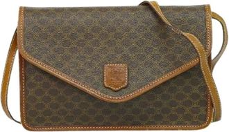 Celine Pre-owned Cross Body Bags, female, Brown, Size: ONE SIZE Pre-owned Canvas Cross Body Bag