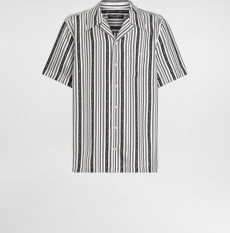 Dolce & Gabbana Silk Shirt With Tie Print - Man Shirts Print 37