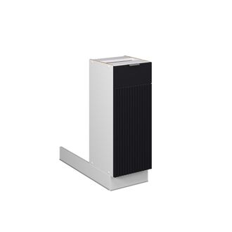 Vicco Isla De Cocina Fame-line, Rayas Negras, 30 Cm Sin Encimera