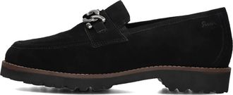 Sioux Schoenen, Dames, Zwart, 44 EU, Wol, Zwarte Meredith Loafers voor Dames