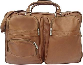 Piel Leather 8829 Complete Carry-All Bag - Saddle
