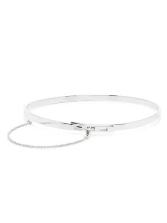 Eddie Borgo Thin Safety Chain choker - Zilver