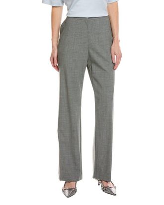 Lafayette 148 New York Irving Wool-Blend Straight Pant