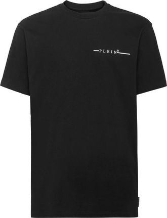 Philipp Plein T-Shirt Ronde Hals - Heren - T-shirts - Zwart - 2XL - Katoen - Tops