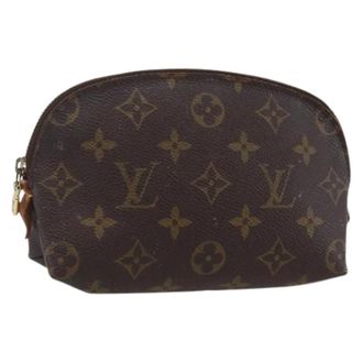 Louis Vuitton Pre-owned Canvas Pouch - Dames - Vintage Clutch - Bruin - ONE Size - Vintage