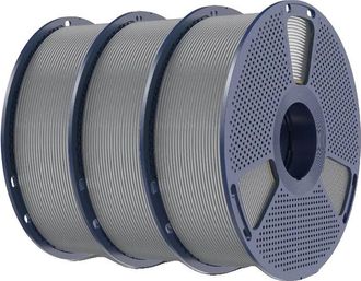 OEM Filamento 3d, Material Abs, Compatible Con Impresoras Fdm, Gris, 3 Kg