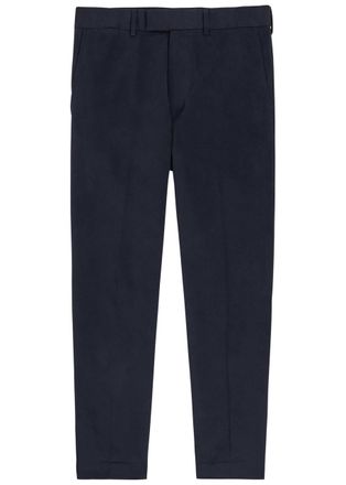 Tom Ford Tapered-leg Cotton Trousers - Navy - W36 (W36 / XL)