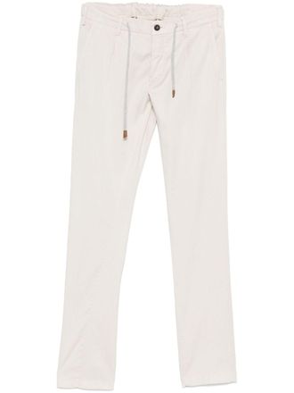 Eleventy tapered chinos - men - Lyocell/Elastane/Cotton - 36 - Grey