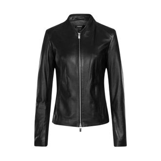 Arma Stevie Jas - Dames - Leren en Su&egrave;de Jassen - Zwart - M - Leer - Jassen