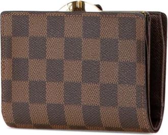 Louis Vuitton Pre-owned Wallets, female, Brown, Size: ONE SIZE Pre-owned Plastic Wallet