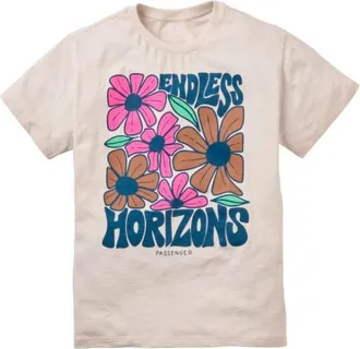 Passenger Endless Horizons Recycled Cotton T-Shirt T-Shirt f&uuml;r Damen | rosa
