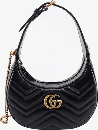 Gucci Borsa a spalla GG Marmont in pelle matelass&egrave; con logo GG in metallo - GUCCI - gender_Woman