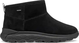 Geox D Spherica 4X4 B ABX - Dames - Enkellaarsjes - Zwart - 38 EU - Leer - Schoenen