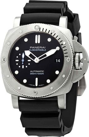 Officine Panerai Submersible Automatic Black Dial Mens Watch PAM00973