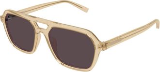 Saint Laurent Sunglasses, unisex, Yellow, Size: 55 MM SL 905