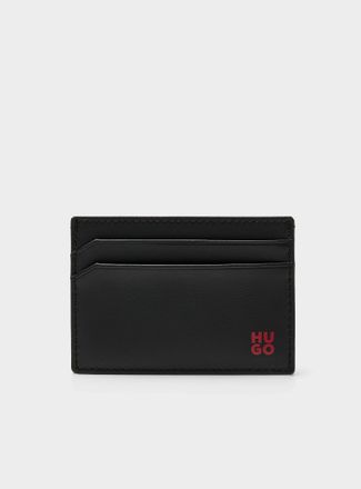 HUGO BOSS Mens Minimalist leather card holder