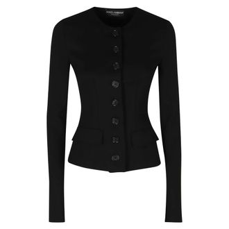 Dolce & Gabbana Mujer, Chaquetas, Negro, Talla: S