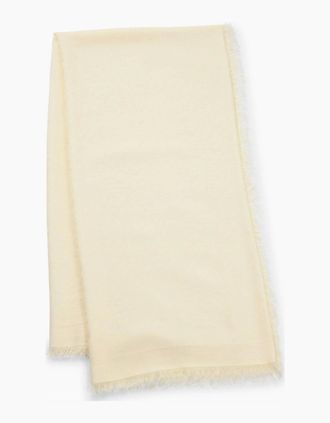 HUGO BOSS Womens Monogram Jacquard Scarf - White - Size: ONE size