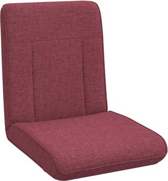vidaXL Sill&oacute;n Ajustable Rojo Vino Tela Vidaxl