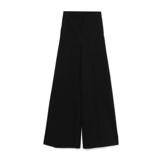Max Mara Wide Trousers, female, Black, Size: XS Wide Trousers