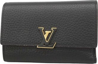 Louis Vuitton Hot Pink Noir Wallet (Tri-Fold) (Pre-Owned)
